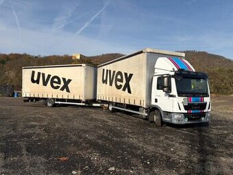 MAN TGL 12.250 + přívěs G.T.S. průjezdová souprava - 1