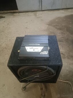 Predám zosilovač a Subwoofer ALPINE