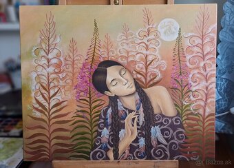 Obraz - akrylová maľba, 50x40 cm - 1