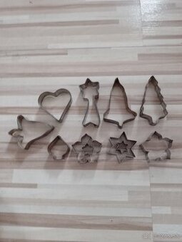 Vianočné formičky plechové. - 1