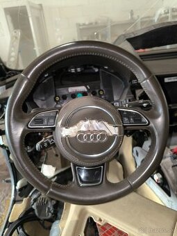 Volant trojramenný Audi A8 D4 Hnedý