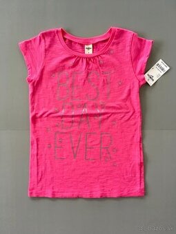 dievčenské tričká a šaty, velkosť 128