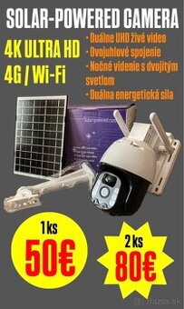 Solárna kamera 4K ULTRA HD SOLAR POWERED CAMERA