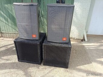 Zostava na ozvučenie. 2x 15" bassy , 12" vrchy.