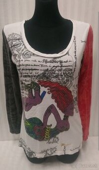 Desigual biele tričko