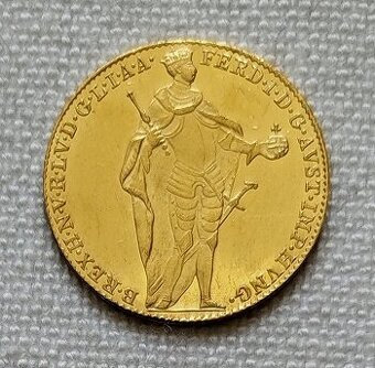 Zlatý dukát Ferdinanda I. /V. Dobrotivého, 1848 kb, TOP stav