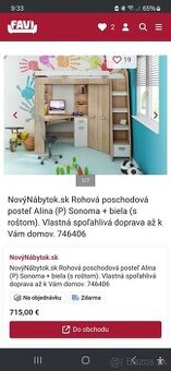 Detska poschodova posteľ