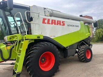 Sklízecí mlátička Claas Lexion 580, rok výroby 2010, žací li