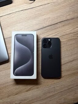iPhone 15 pro max 256gb čierny