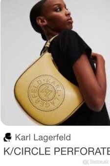 Karl Lagerfeld kabelka horčicová originál