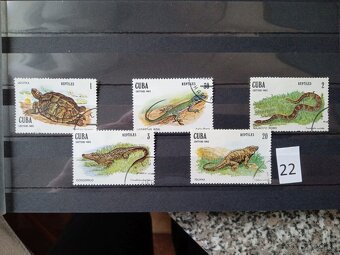 Poštové známky č.492 - AMERIKA a KARIBIK II. - 20 sérií