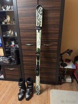 Lyže K2 Monic 170 cm + lyžiarky HEAD - 1