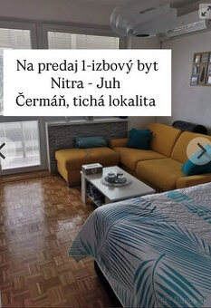 Na predaj 1-izbový byt Nitra-Juh, Čermáň s predzáhradkou