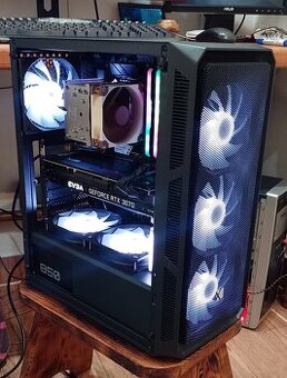 Herný PC – i7 + RTX 3070 EVGA +2xNVMe+32GB RAM RGB- TOP STAV