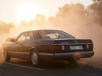 1:18 Mercedes-Benz 500SEC (C126) - ČIERNA - AUTOart