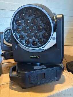 Otočne hlavy 19x15W wash zoom