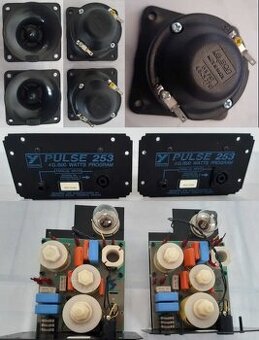 2 výškové reproduktory Le-son + 2 vyhybky PULSE