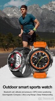 VWAR Taktické GPS profesionálne smartwatch