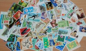 Poštové známky - 70 ks - Mix 7 - čisté