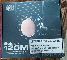 Predám vodné chladenie Cooler Master Seidon 120M