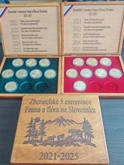 5€ zberatelske mince Fauna a Flora na Slivensku