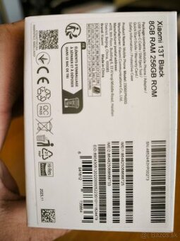 Xiaomi 13T black 8GB 256 Rom