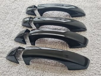 ČIERNE krytky klučiek - ŠKODA VOLKSWAGEN SEAT