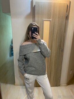Off shoulder sveter H&M / veľkosť S - 1