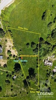 Jedinečný stavebný pozemok v Žítkovej-3.484m2,elektrina,voda