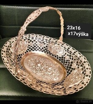 striebro - strieborny košík 800