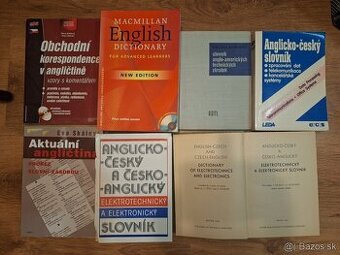 Predám slovníky a učebnice na fotkách