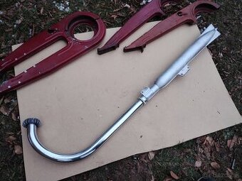 Predám originálny výfuk s kolenom na motocykel ČZ 175/450