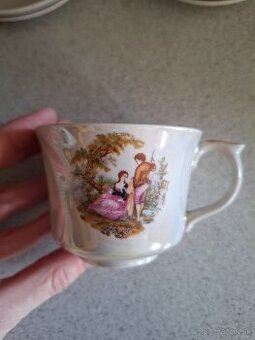 Karlovarský porcelán sada 6 šálok