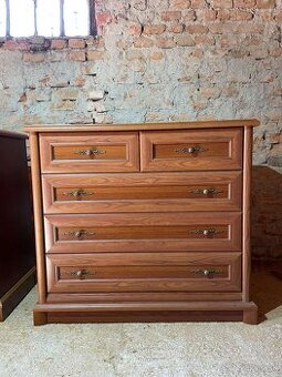 Predám rustikálny obývačkový nábytok – kompletný set