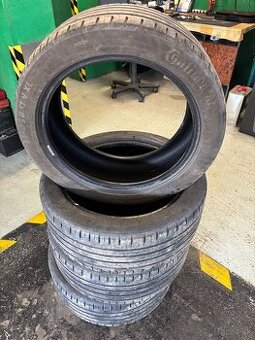 Predám letnú sadu kolies 225/45 R17 XL Contimental