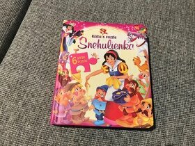 Kniha s puzzle - Snehulienka