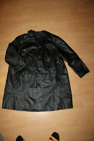 Značkový kožený kabát v.52, XXL - 1