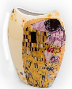 Váza s obrazom od Gustáva Klimta