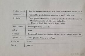 Výroba lihu a ušľachtilých pálenek z ovoce Výroba octa
