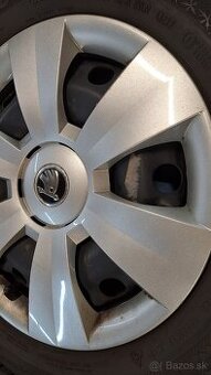 Predám zimný set 15"-5x100+185/60r15 Barum90%