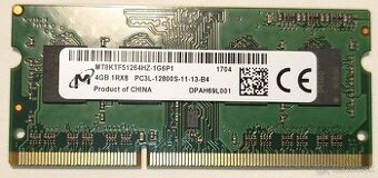 Predám SO-DIMM DD3L 1600 Mhz 4GB