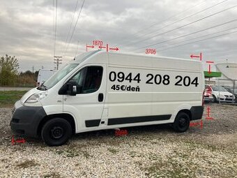 Požičiam dodávku Fiat Ducato – Autodoprava Nitra a okolie