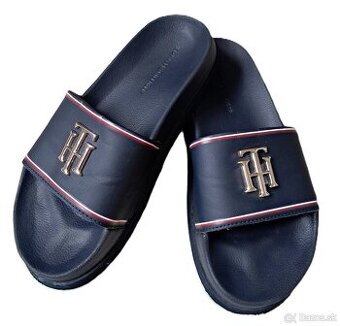 Dámske šľapky zn. Tommy Hilfiger, veľ. 38/39