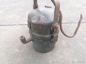Predám starožitná karbidová lampa