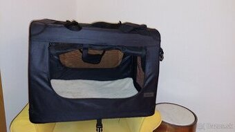 Cestovná klietka pre psa, pás do auta súčasťou klietky