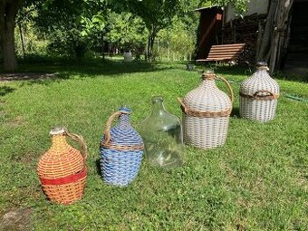 Demižóny na víno,  5ks