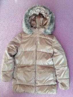 Dievčenská zimná nepremokavá bunda 164