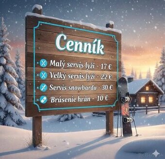 Servis lyži a snowboardu