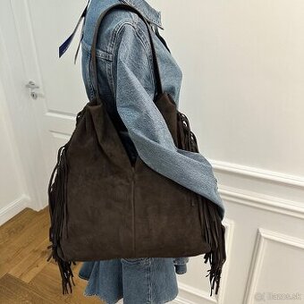 Talianska kožená kabelka