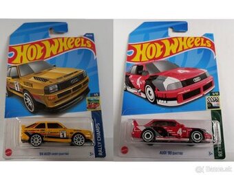 HOT WHEELS - AUDI ´90 QUATTRO, ´84 AUDI SPORT QUATTRO